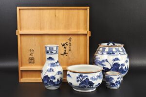 関吉昭 加賀蒔絵師 華正 吉田利昭 合作 青楓蒔絵硝子茶碗 平茶碗 買取させていただきました。 | 骨董美術品買取岡山/ライフスタイルギャラリー