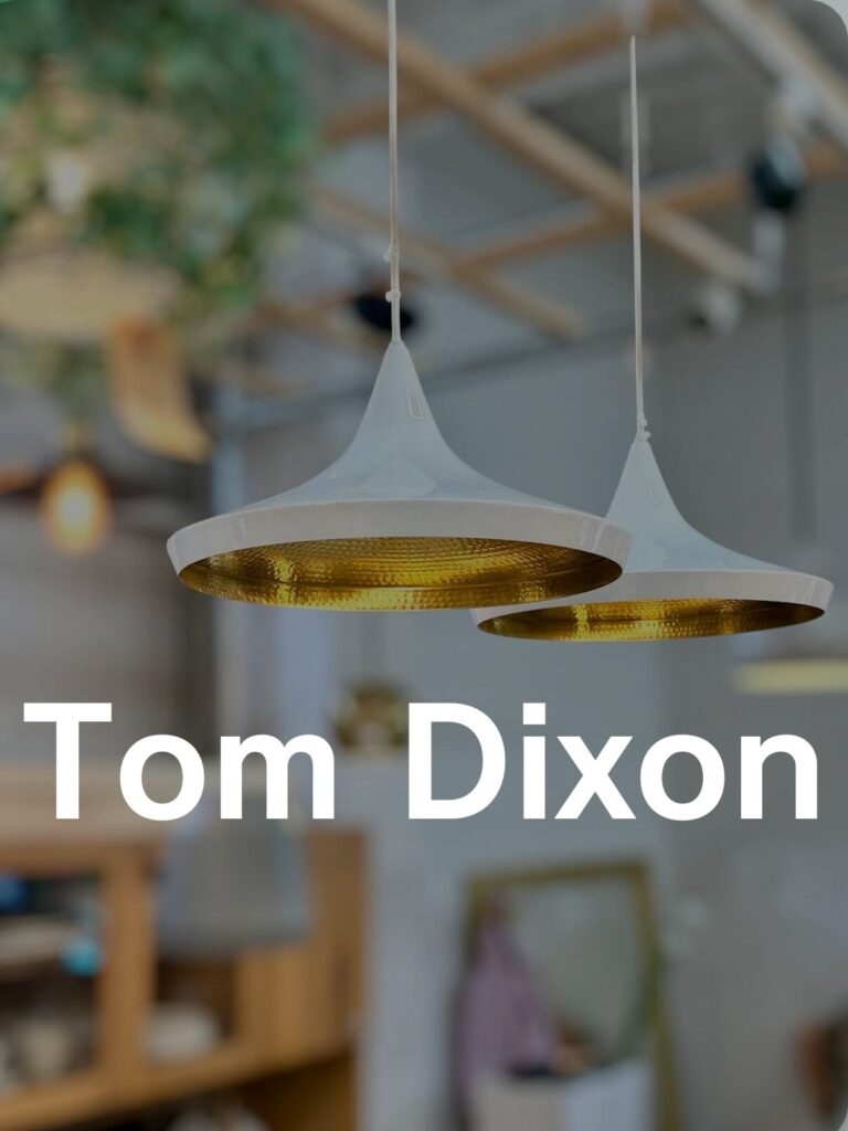 Tom Dixon（トム・ディクソン） Beat Wide Pendant（ビートワイドペンダント） ペンダントライト ダイニング・リビング用｜真鍮ハンマー仕上げで柔らかい光が広がるデザイン照明