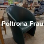 Poltrona Frau（ポルトローナ・フラウ） Intervista（インターヴィスタ）ラウンジチェア　包み込む曲線アームと低重心設計のモダンソファ、レザー張りで滑らかな質感と上質な仕上げが特徴