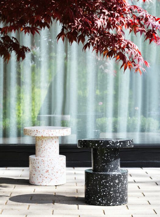 Normann Copenhagen(ノーマンコペンハーゲン)Bit Stool スツール リサイクルプラスチックを使用したマットな質感と彫刻的なフォルムの軽量スツール