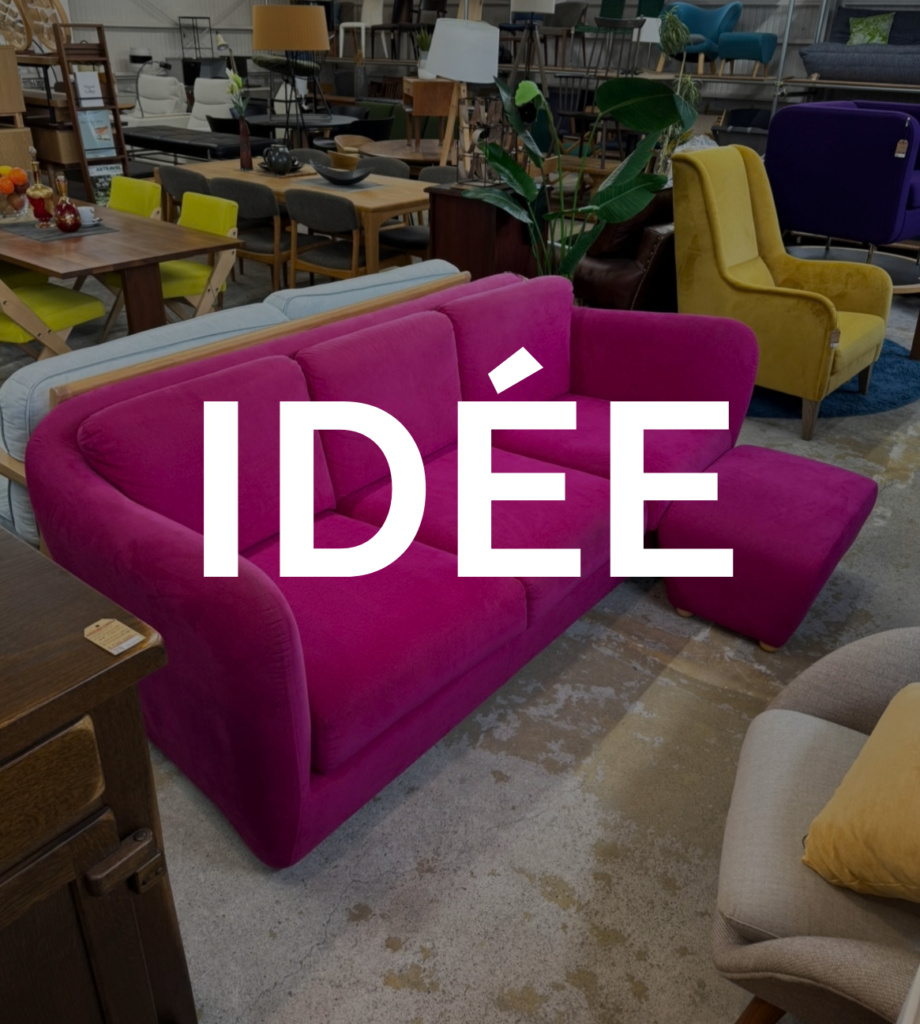 IDÉE（イデー）MILLER SOFA (3) 3人掛けソファ｜リビング用。時を経ても魅力を保つ完成度の高いデザイン。スウェード地とブナ材を活かした端正な佇まいで、長く愛用できます。