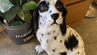 新品　米1970年代　気品溢れる彼美しい犬、イングリッシュセッターの陶器 新品 米1970年代 気品溢れる彼美しい犬、イングリッシュセッターの陶器