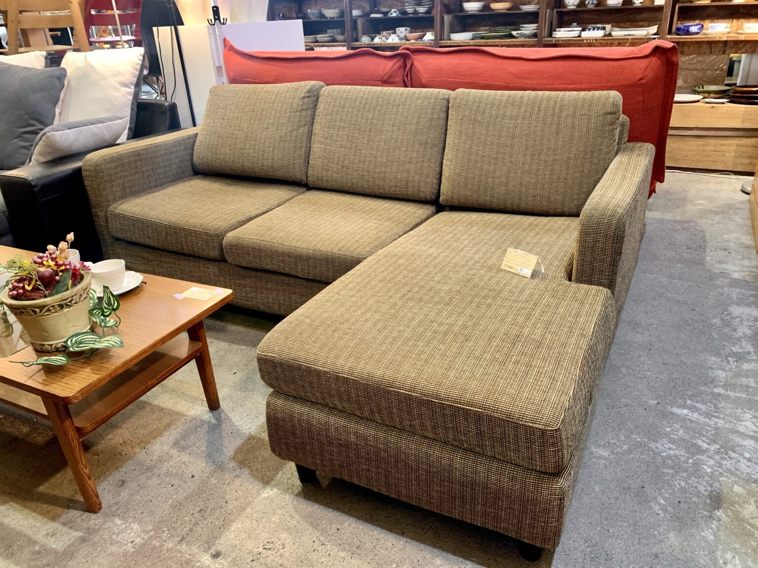 関家具 RELAX FORM ニューミッシェル4 カウチソファ 3人 d349 SALE55%OFF