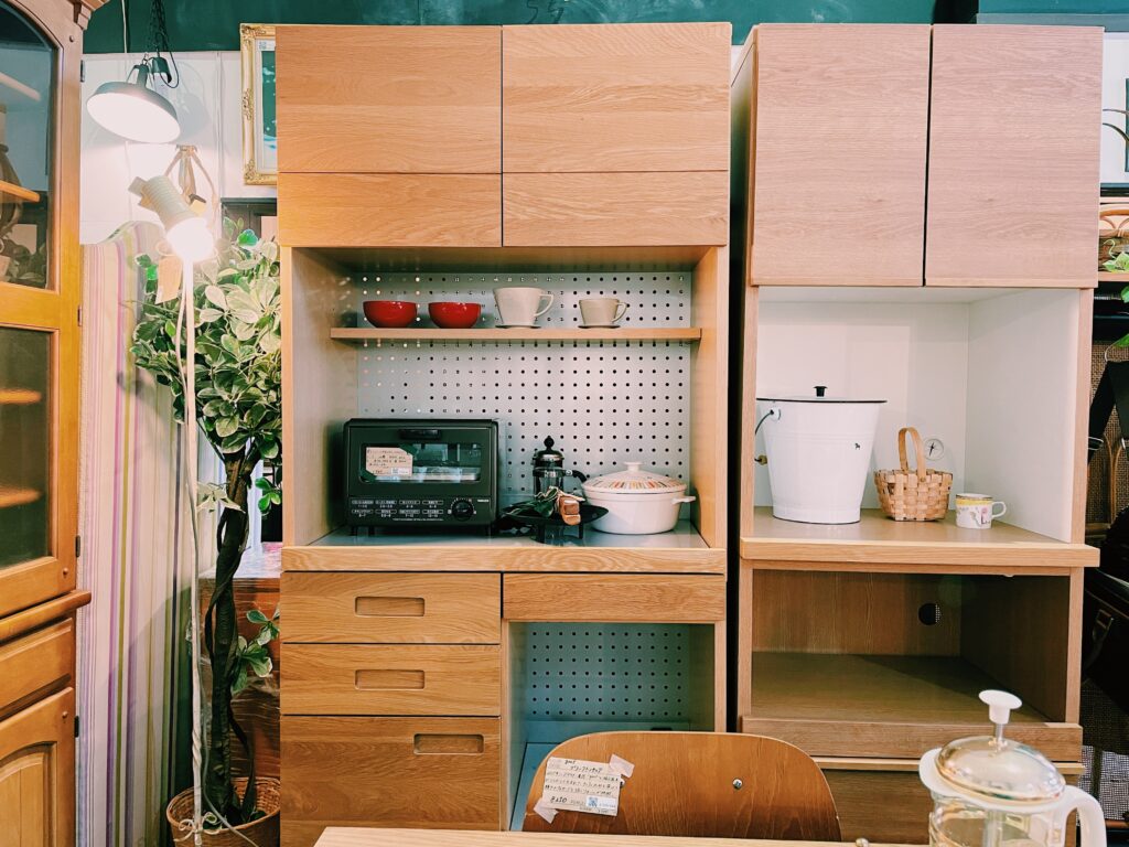 unico カップボード HUTTE 食器棚 - 収納家具