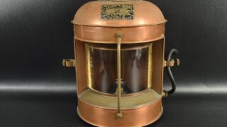 日本船燈 船屋燈電気用日船式 第3號 船舶用ランタン 買取させて